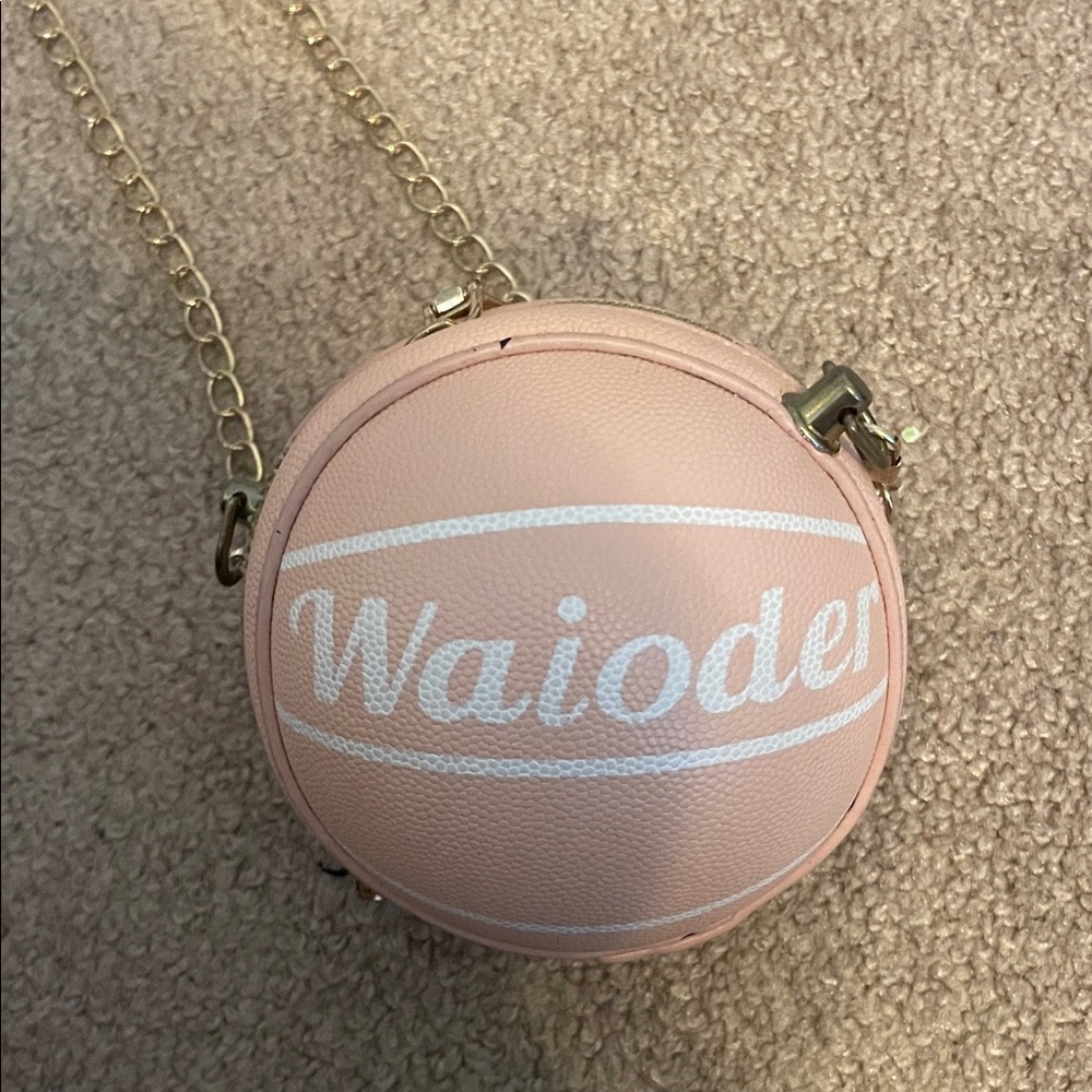 Pink Round Women's Bag